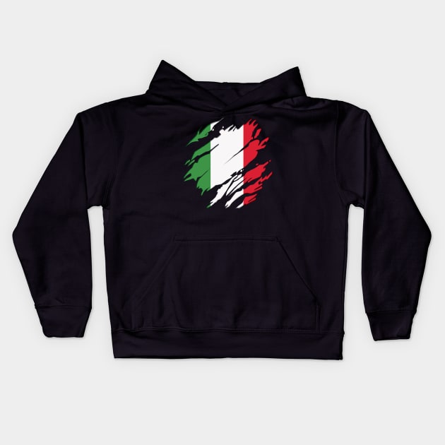 Italy Always Kids Hoodie by Imaginariux